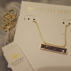Kendra Scott leanor gld 979 necklace nwt